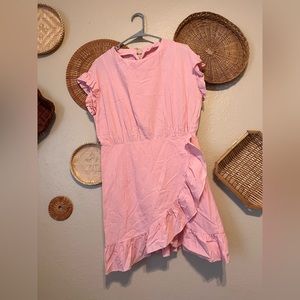 Amazon Pink Wrap Dress